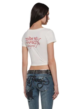 Ed Hardy Bottoms|Pants*Butterfly Denim Flared Jeans
