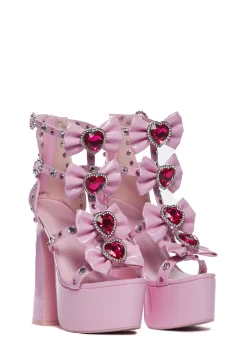 Sugar Thrillz Platforms|Heels*Buy Me Jewels Platform Heels