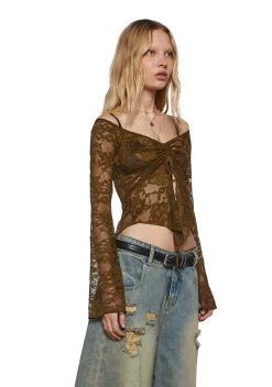 Current Mood Tops|Plus*Call It Dreaming Long Sleeve Top - Olive
