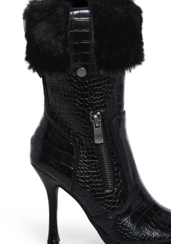 Current Mood Boots*Call The Shots Heeled Boots - Black