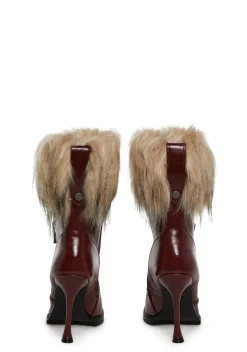 Current Mood Boots*Call The Shots Heeled Boots - Red