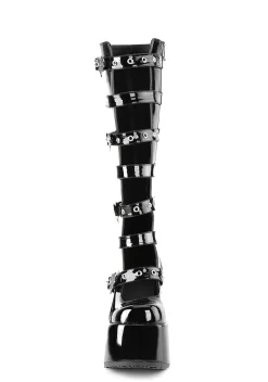 Demonia Boots|Platforms*Camel-223 Glow In The Dark Platform Boots