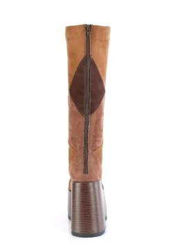 Demonia Boots|Platforms*Camel-280 Knee High Boots - Brown