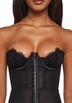 Current Mood Dresses*Captivating Gazes Slip Dress - Black