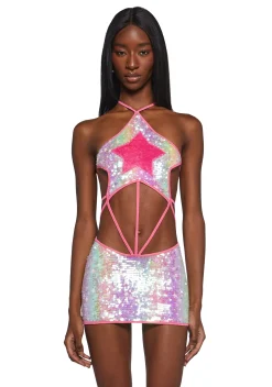 Club Exx Bottoms|Pants*Carnival Starscape Flared Pants