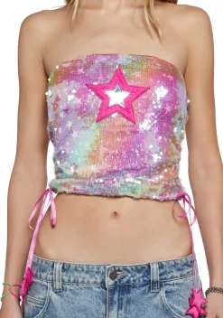 Club Exx Bottoms|Pants*Carnival Starscape Flared Pants