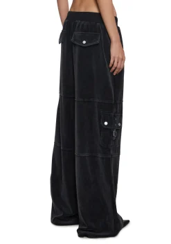 Generation Kiss Bottoms|Pants*Caroline Velvet Cargo Pants