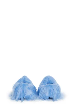 Trickz N' Treatz Flats|Slippers*Case Of The Grumpies Fuzzy Slippers - Kooky Monster
