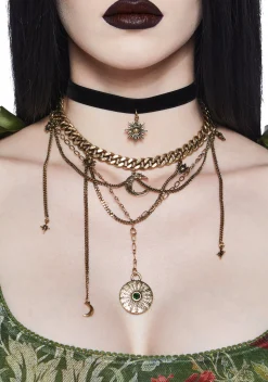x_CIEL Jewelry*Celestial Being Layered Necklace Set