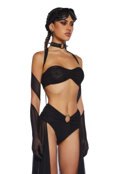 Club Exx Tops*Celestial Haze Wrap Top