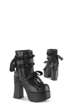 Demonia Boots*Charade Shock Ankle Boots