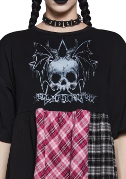 The Grave Girls Dresses|Plus*Charmed Wrath Patchwork Babydoll Dress