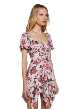 Current Mood Dresses|Mini Dresses*Chasin’ Rainbows Mini Dress - Pink Floral