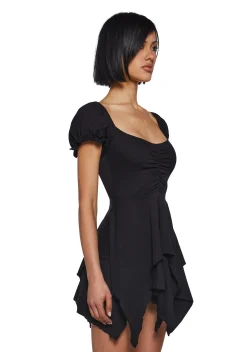 Current Mood Dresses|Mini Dresses*Chasin' Rainbows Mini Dress - Black