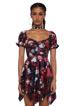 Current Mood Dresses|Mini Dresses*Chasin' Rainbows Mini Dress - Floral