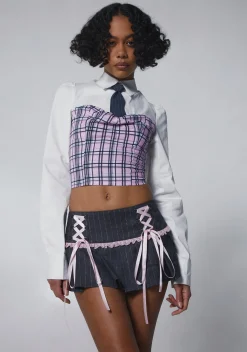 Sugar Thrillz Tops|Plus*Chasing Heartbeats Cropped Cardigan