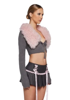 Sugar Thrillz Tops|Plus*Chasing Heartbeats Cropped Cardigan
