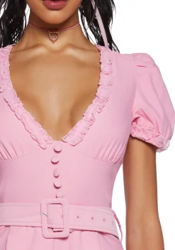 Sugar Thrillz Jumpsuits & Rompers*Chic Manners Short Sleeve Romper