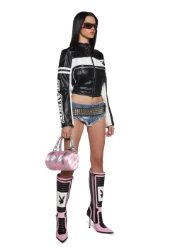 Playboy by Dolls Kill Tops*Chilling At the Mansion Long Sleeve Top