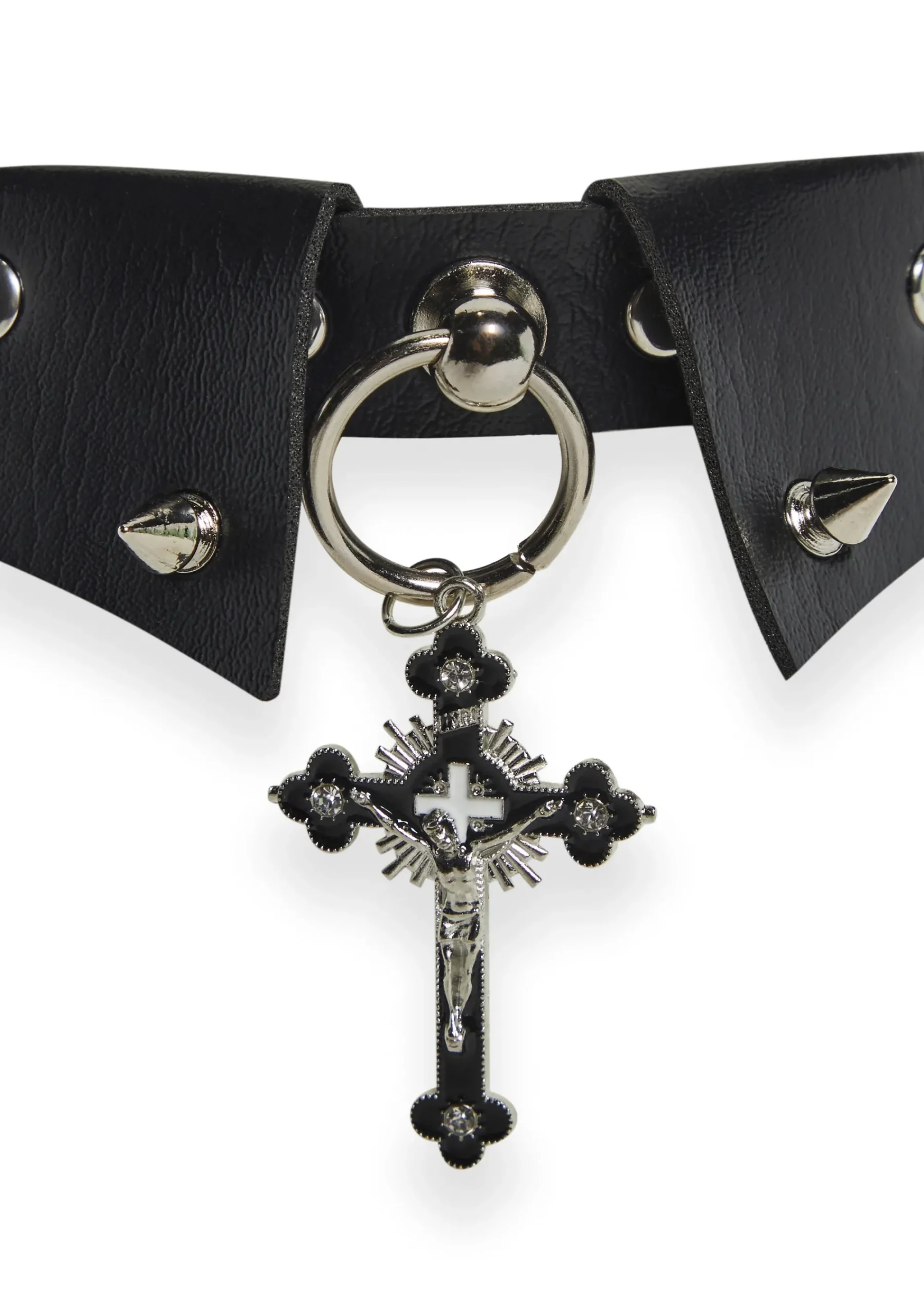 Widow Jewelry*Choker Collar With Cross