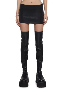 DARKER WAVS Bottoms|Skirts*Chord Mini Skirt