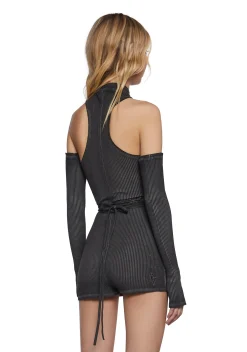 DARKER WAVS Jumpsuits & Rompers*Chord Romper With Gloves
