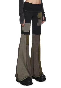 DARKER WAVS Bottoms|Pants*Chord Thermal Patchwork Pants