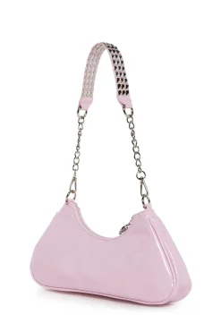 Generation Kiss Bags*Ciska Brass Knuckle Shoulder Bag - Pink