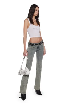 Generation Kiss Bags*Ciska Brass Knuckle Shoulder Bag - White