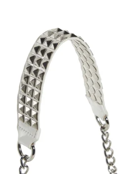 Generation Kiss Bags*Ciska Brass Knuckle Shoulder Bag - White