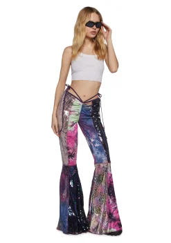 Club Exx Bottoms|Pants*Clearer Curiosity Flare Pants