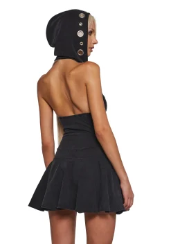 Club Exx Dresses*Cloak And Dagger Hooded Dress