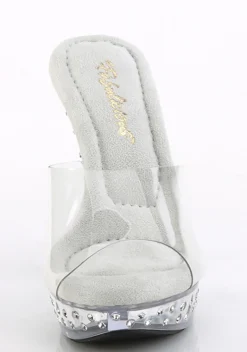 Fabulicious Platforms*Cocktail-501 Platform Heels - Rhinestone