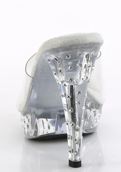 Fabulicious Platforms*Cocktail-501 Platform Heels - Rhinestone