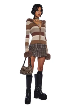 dELiA*s by Dolls Kill Tops|Plus*Coffeehouse Sessions Striped Cardigan