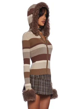 dELiA*s by Dolls Kill Tops|Plus*Coffeehouse Sessions Striped Cardigan