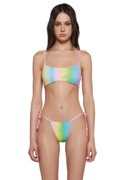 x_Sunday Brunch Swim*Color Burst Bikini Set