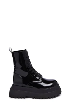 Trickz N' Treatz Boots*Color Me Haunted Mismatched Boots - Black/Green