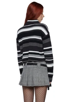 dELiA*s by Dolls Kill Tops*Cool Breeze Turtleneck Sweater- Black
