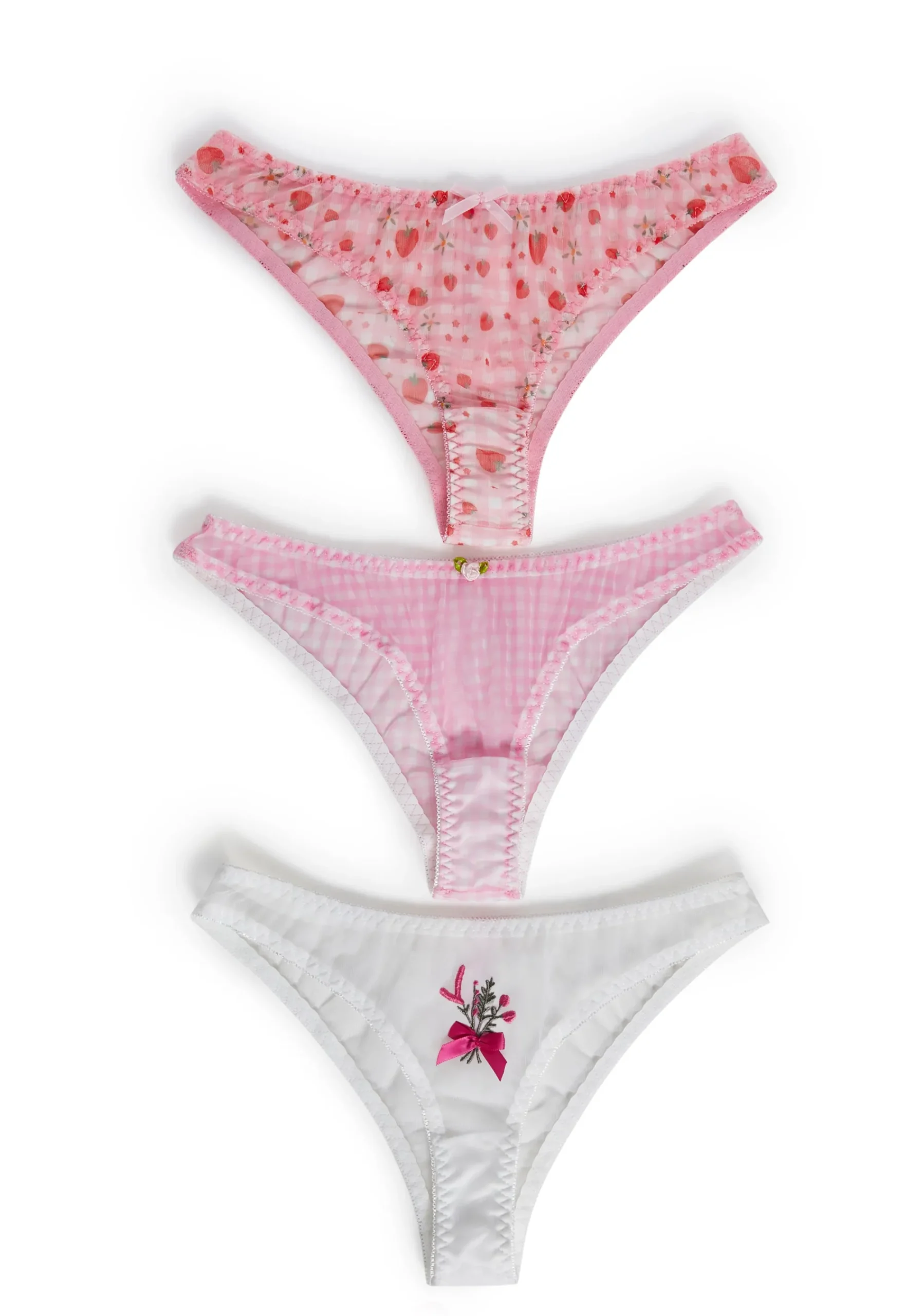 Sugar Thrillz Lingerie|Plus*Cottage Romance Panty Set