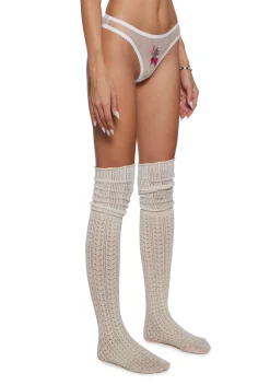 Sugar Thrillz Lingerie|Plus*Cottage Romance Panty Set
