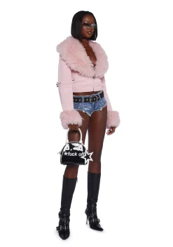 Generation Kiss Outerwear|Plus*Covet Moto Jacket - Pink