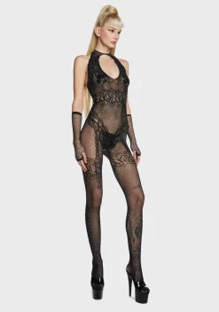 x_Leg Avenue Lingerie*Cozy Session Fishnet Bodystocking