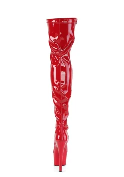 Pleaser Boots|Platforms*Crimson Club Strut Thigh High Boots