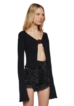 Widow Tops|Plus*Cuddle Flirt Long Sleeve Top