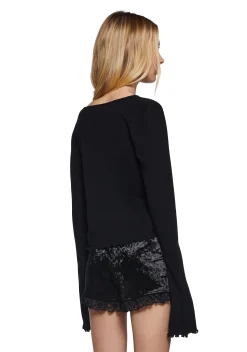 Widow Tops|Plus*Cuddle Flirt Long Sleeve Top