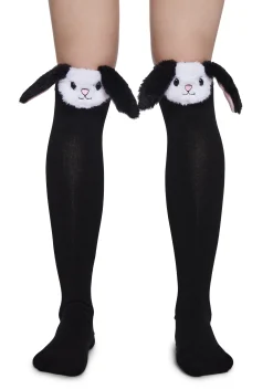 Widow Socks & Tights*Cuddly Cottontail Knee High Socks