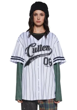 Dolls Kill x Twilight Tops|Plus*Cullen Baseball Jersey Tee