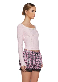 Sugar Thrillz Tops|Plus*Curious Minds Long Sleeve Top