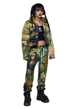 Trickz N' Treatz Bottoms|Pants*Cursed Image Jogger Sweatpants